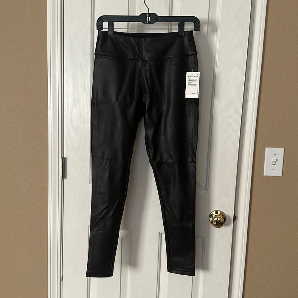 Nordstrom Faux leather leggings NWT